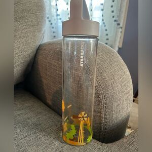 Starbucks 2016 Texas Glass Tumbler You Are Here Collection 18.5 Oz Wate…